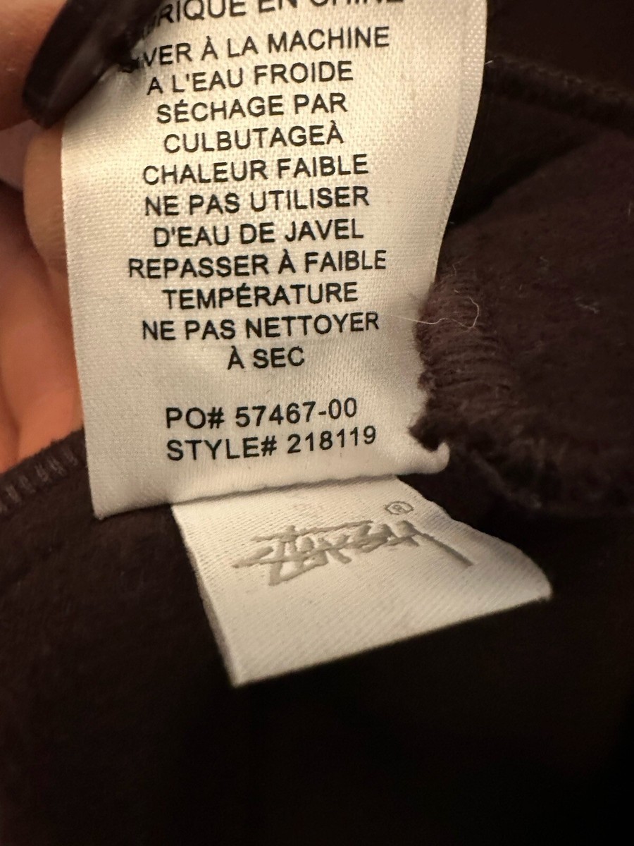 Stussy Womens Fern Cardigan 3 Button Sweater Plum Wine Red Stussy Womens Fern Cardigan 3 Button Sweater Plum Wine Red