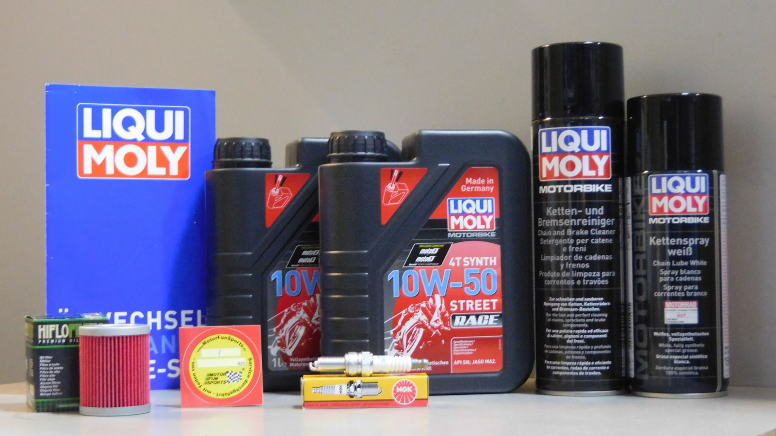 Maintenance Set Beta Alp 125 Inspection Spark Plug Oil Service