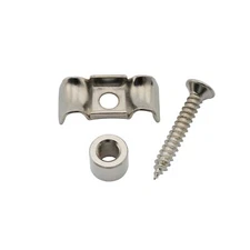 Musiclily Pro Nickel 16mm Vintage Steel Guitar Bass String Guide Retainer Tree