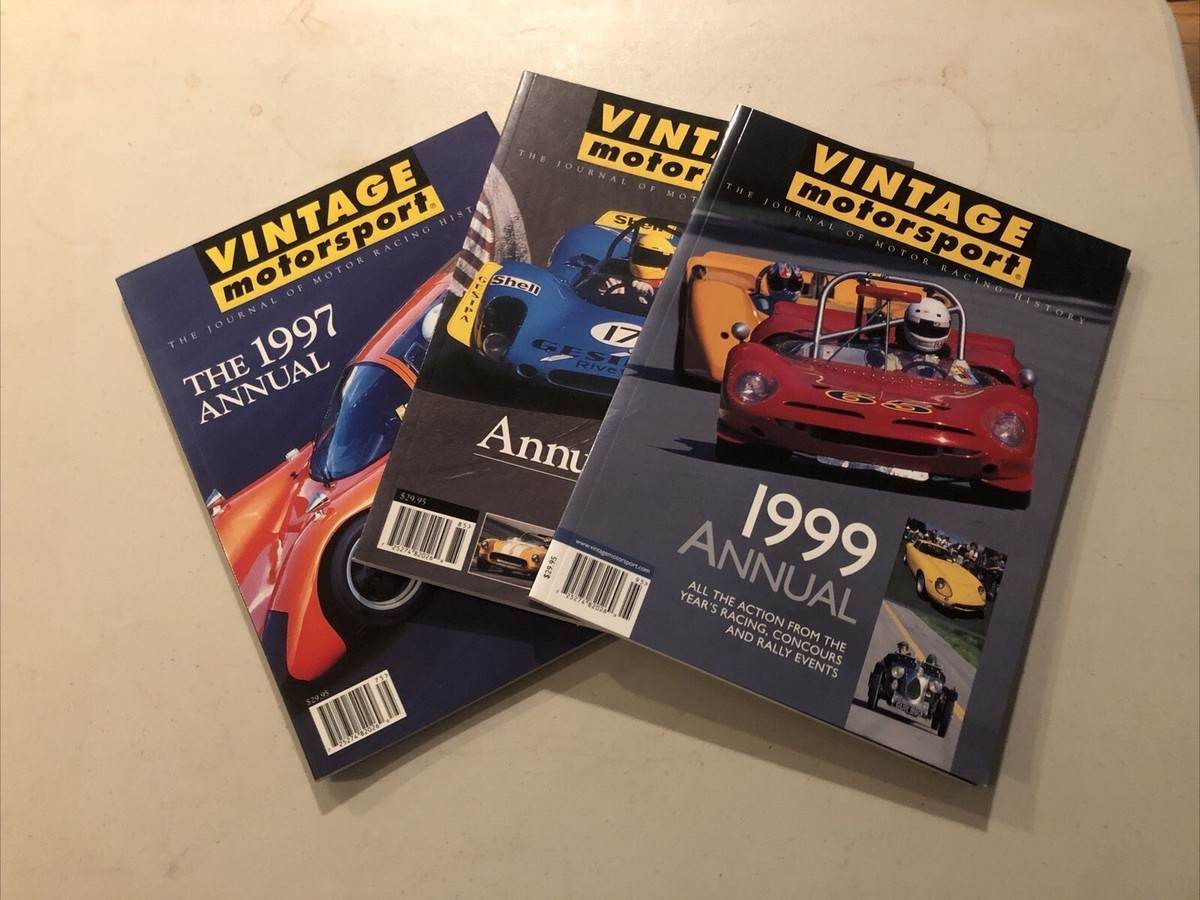 Vintage Motorsport Magazine Annual Racing History | eBay