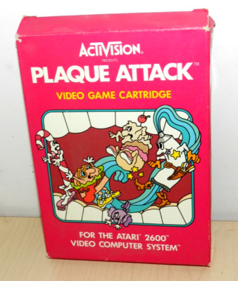 ATARI VINTAGE PLAQUE ATTACK VIDEO GAME 1983 ACTIVISION