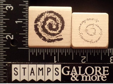 Magenta Rubber Stamps SET 2 DISTRESSED SWIRLS FRIENDS FOREVER 425