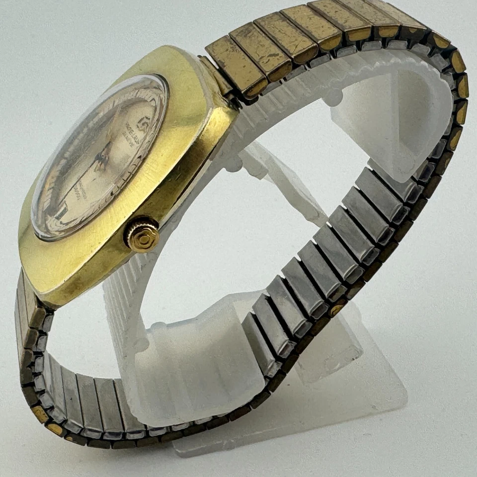 VTG Favre-Leuba Men Gold Tone Swiss Self-Wind Automatic Chronometer Watch 36000 - Image 4 of 4