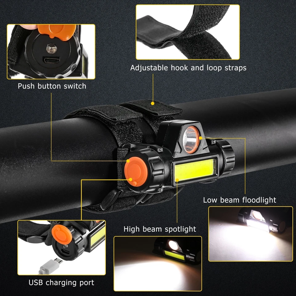 2X Luz LED Domo para Carro de Golf Polaris RZR Can Am Kawasaki Barra Antivuelco 1.25"-2.0" Foto 3 de 4