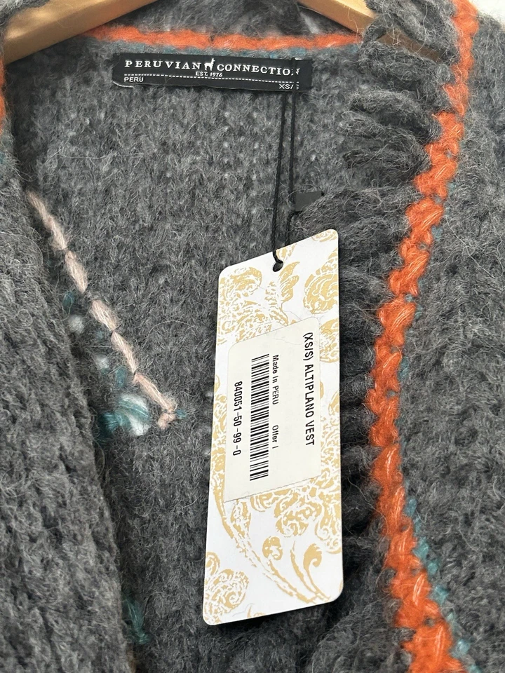 Women’s Peruvian Connection Altiplano Vest Size XS/S - Image 2 of 3
