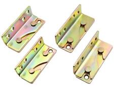 4 Pack Heavy Duty Non-Mortise Bracket Fastener Bed Rail Brackets Bed Buckle Lock