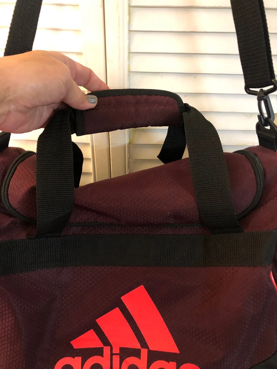 Adidas maroon sales duffle bag