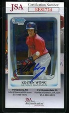 Kolten Wong 2001 Bowman Chrome Rookie Jsa Coa Hand Signed Authentic Autograph