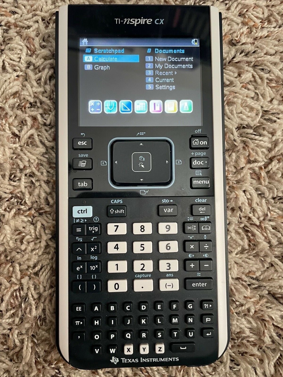 Texas Instruments TI-Nspire CX Handheld Graphing Calculator