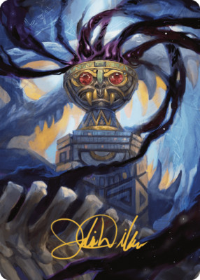 Chalice of the Void Art Card - Gold-Stamped Signature NM, English MTG Lost Caver