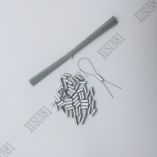 50Pk ELECTRIC METER FLAG SECURITY TAMPER SEALS & WIRES & SEALING CRIMPING TOOL
