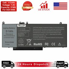 51Wh Li-Po Battery For Dell Latitude E5250 E5450 E5550 Compatible Replacement