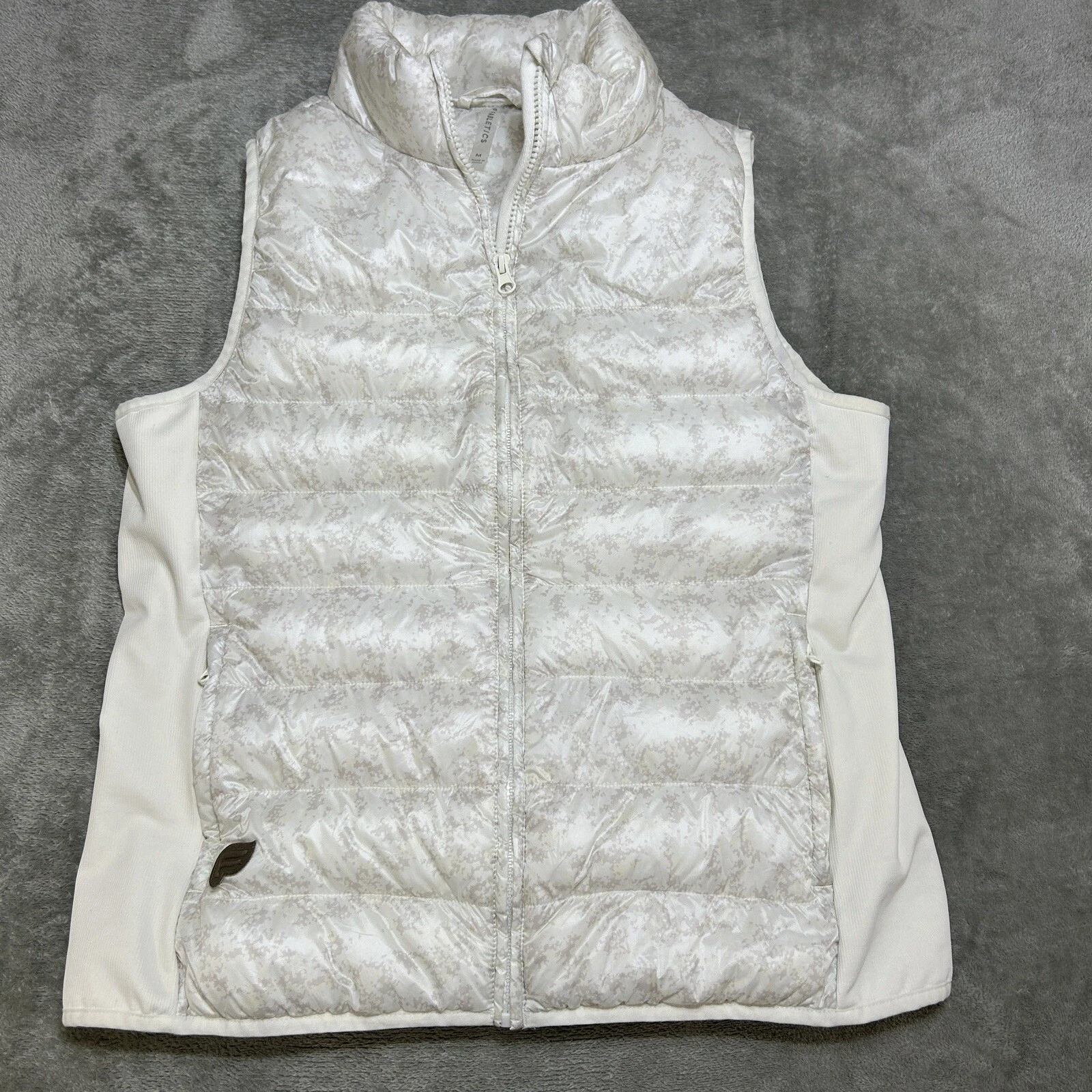 fabletics elliot quilted puffer full zip camo jacket