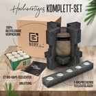 NTRY Home® CandleStove Teelichtofen - Stil Venus XL 26 Cm Doppelwandig 3top Heater Teelichtheizung Kerzenofen Tischofen Tischheizung Tischwaermer 4623583295