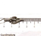 925 sterling silver .16ct I1-2 H diamond pendant slide 24" necklace 5.4g ladies — photo 5