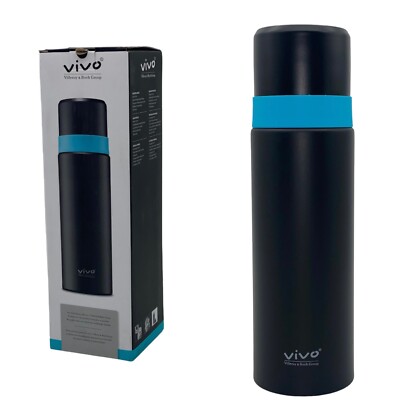 Vivo 750ml Thermoskanne Isolierter Reisekolben Tee/Kaffee/Suppe 6 Stunden Lebensmittelaufbewahrung