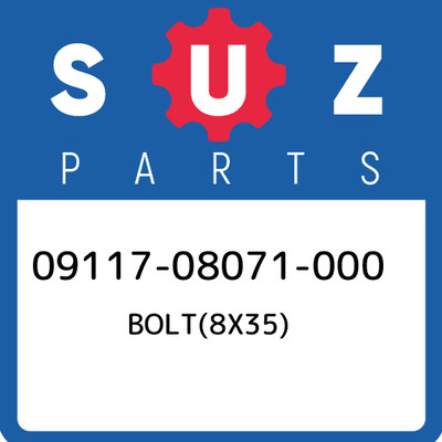 09117-08071-000 Suzuki Bolt(8x35) 0911708071000, New Genuine OEM 