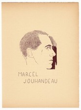 Portrait Marcel Jouhandeau Guéret Creuse writer man of letters 