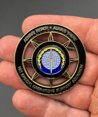1st Special Ops Support Squadron Air Commandos Challenge Coin Challenge Token