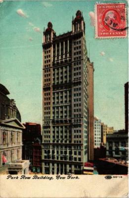 CPA AK Park Row Building NEW YORK CITY USA (769995)