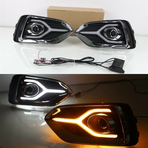 Luz antiniebla LED diurna con intermitente para Hyundai Accent 2018-2022 - Imagen 4 de 9