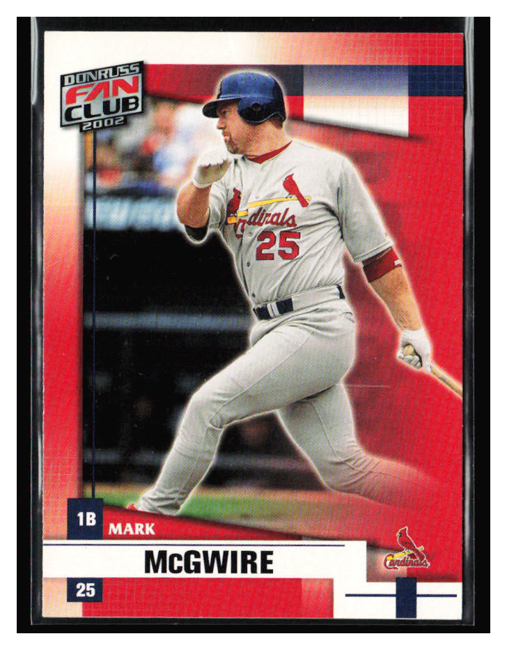 2002 Donruss Fan Club #166 Mark McGwire