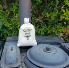 1:6 scale "GERMAN COFFEE BAG" with pile of coffee