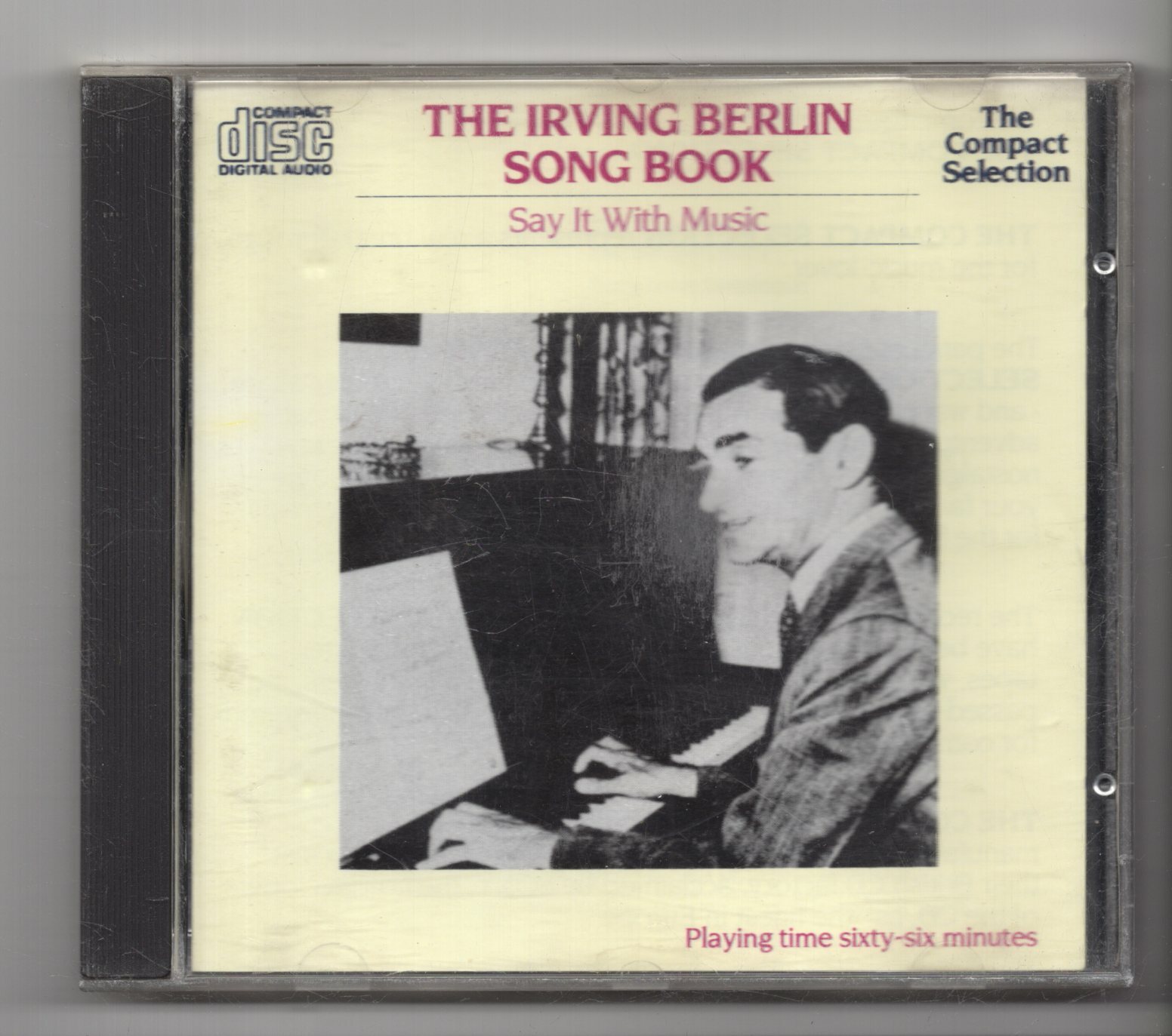 (JU984) The Irving Berlin Song Book, Say It With Music - 1987 CD