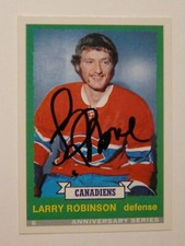 Montreal Canadiens NHL Hockey autographed card U-Pick From List
