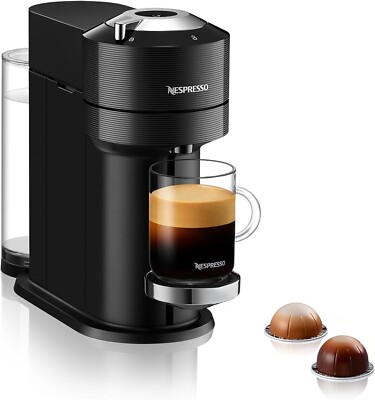 Nespresso Vertuo Next Coffee and Espresso Machine  Dark Grey, Black, Pure Chrome