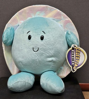 Celestial Buddies Planet Uranus Plush Toy Iridescent Ring Educational Model