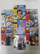 Leap Frog Leap Pad 7 Game Lot Disney Pixar, Dora, Madagascar, Etc...