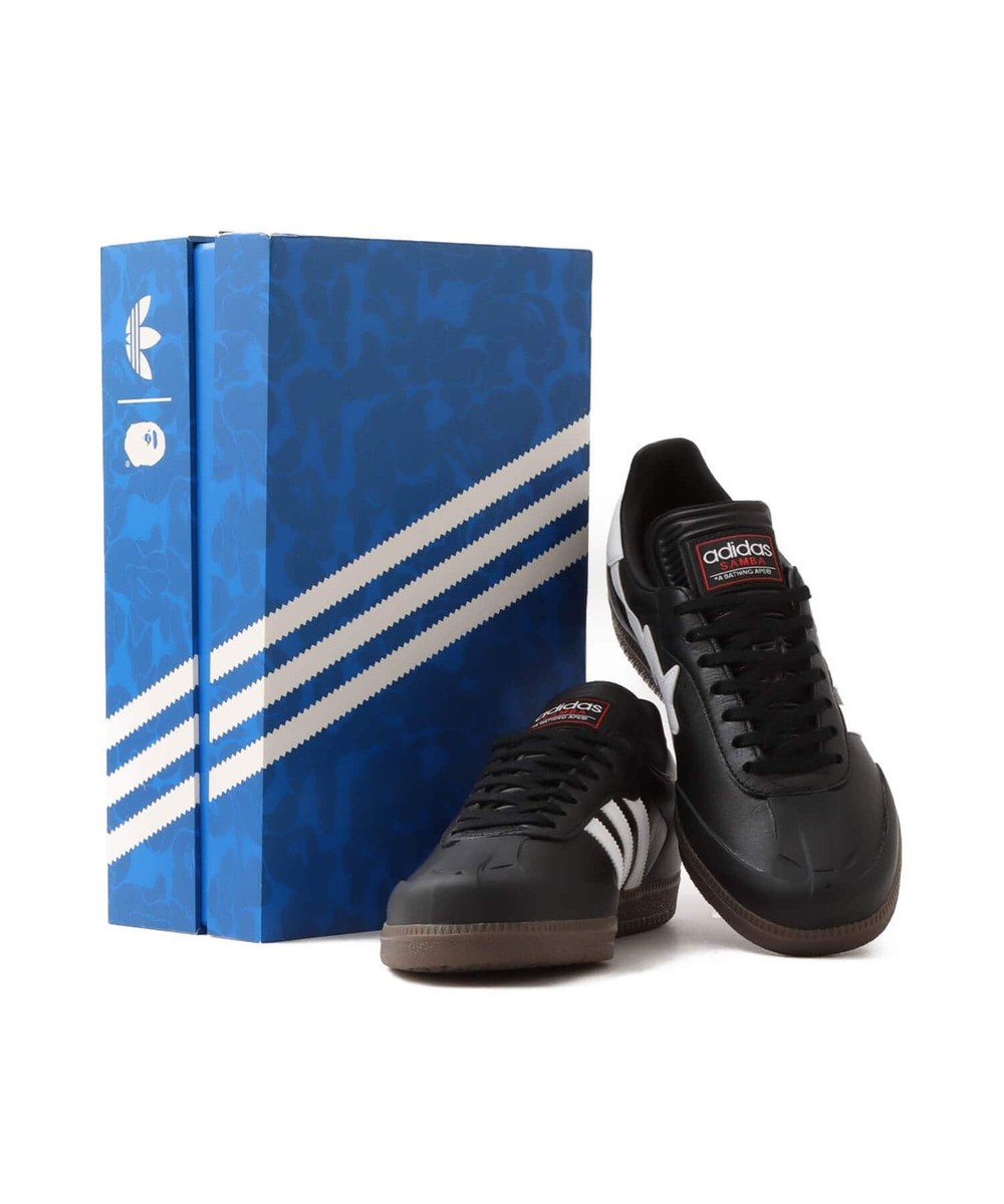 adidas Originals Samba Bape Cblack Ftwwht Gum5 JR9246 Sneaker Men