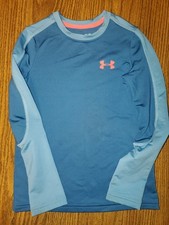 Boys Under Armour ColdGear Base Fitted Long Sleeve Shirt Size YXS