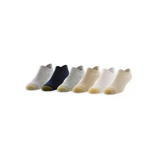GOLDTOE Mens Casual Sneaker Socks 6-Pack