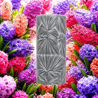 Hyacinth Pillar Candle - 4 Sizes - Choose Your Colour