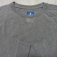 JOHNNIE-O Mens M MEDIUM SWEATSHIRT CREWNECK FREEMAN PULLOVER METEOR GREY GOLF