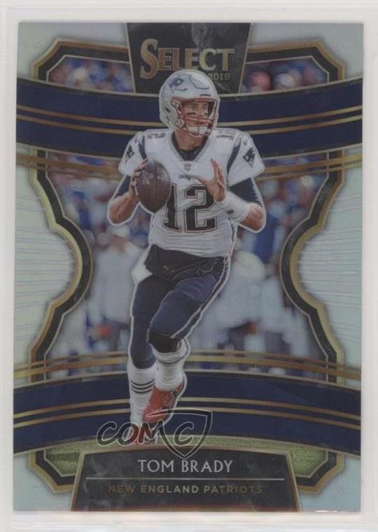2019 Panini Select Concourse Silver Prizm Tom Brady #1 09o1