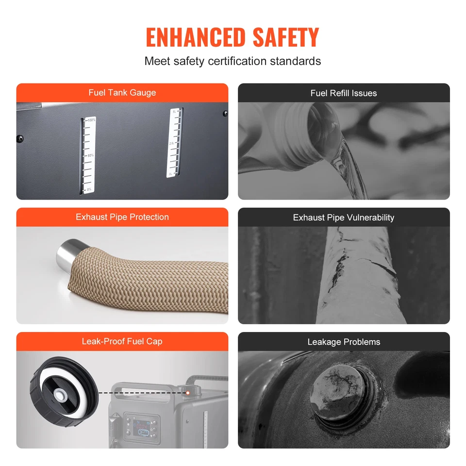 Calentador Diesel 8KW 12V/24V Diesel Calentador de Aire Bluetooth APP Control Remoto Foto 4 de 4