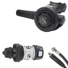 SF-1 TopDeal: Scubapro MK2 EVO Stage Set con 2. Gradino a scelta - gomma 75 cm