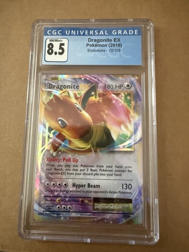 Dragonite-EX graded CGC 8.5 for sale on eBay