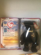 Beanie Baby 2000 Retired 1999 McDonald's TY The End the Bear Teenie Vintage