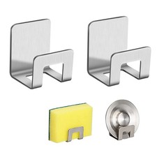 Sponge Holder, 2 Pack Sponge Holder for Kitchen Sink, Easy to Install, Strong...