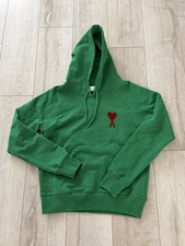 Adult Unisex AMI Paris Ami de Coeur Green hoodie Pullover Sweater Rare