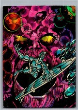 1992 Comic Images The Silver Surfer #58 EGO” Foil Card 4 Lot