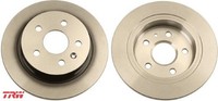 2X Bremsscheibe TRW DF6312 2 Bremsscheiben Hinterachse Hinten