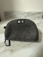 Beats by Dre x Disney Gray Felt Zip Case Pouch Bag Mickey Collaboration GUC