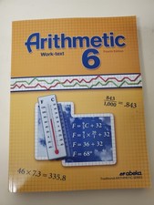 Abeka Math 6th Grade Arithmetic 6 Work-Text