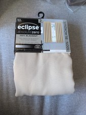 Eclipse Absolute Zero 100 Blackout Curtains Wheat 74x63 Total 2 Panels