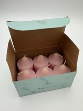 Partylite V06271 Strawberry Parfait Color Pink, Box Of 6 Votive Candles, NEW